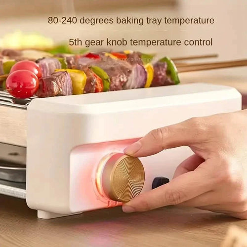 4-in-1 Multifunctional Sausage Grill – Non-Stick, Adjustable Temp, Removable Pan, Kitchen & Dorm Use